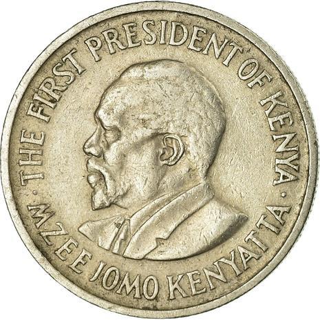 Kenia 50 Centów | Moneta Mzee Jomo Kenyatta | KM13 | 1969 - 1978