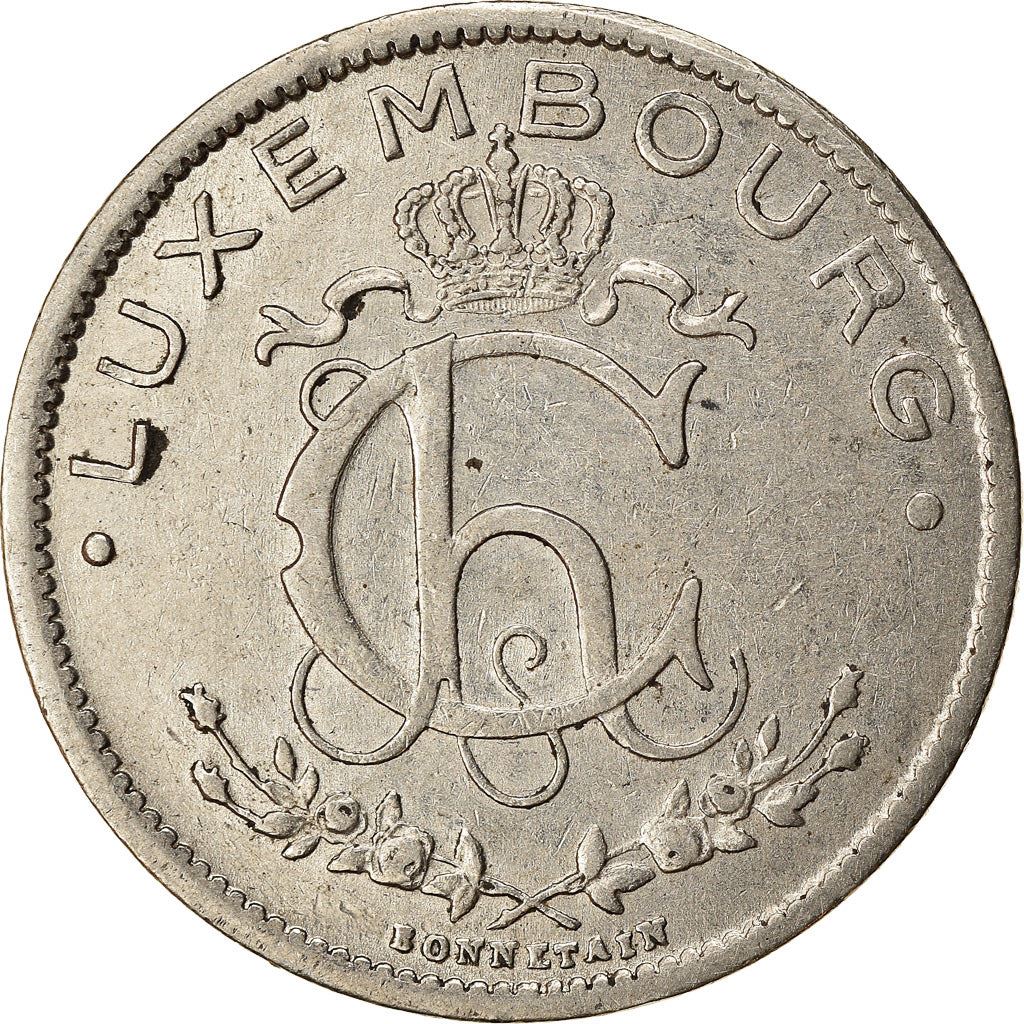 Luxembourg 1 Franc Coin | Grand Duchess Charlotte | 1924 - 1935