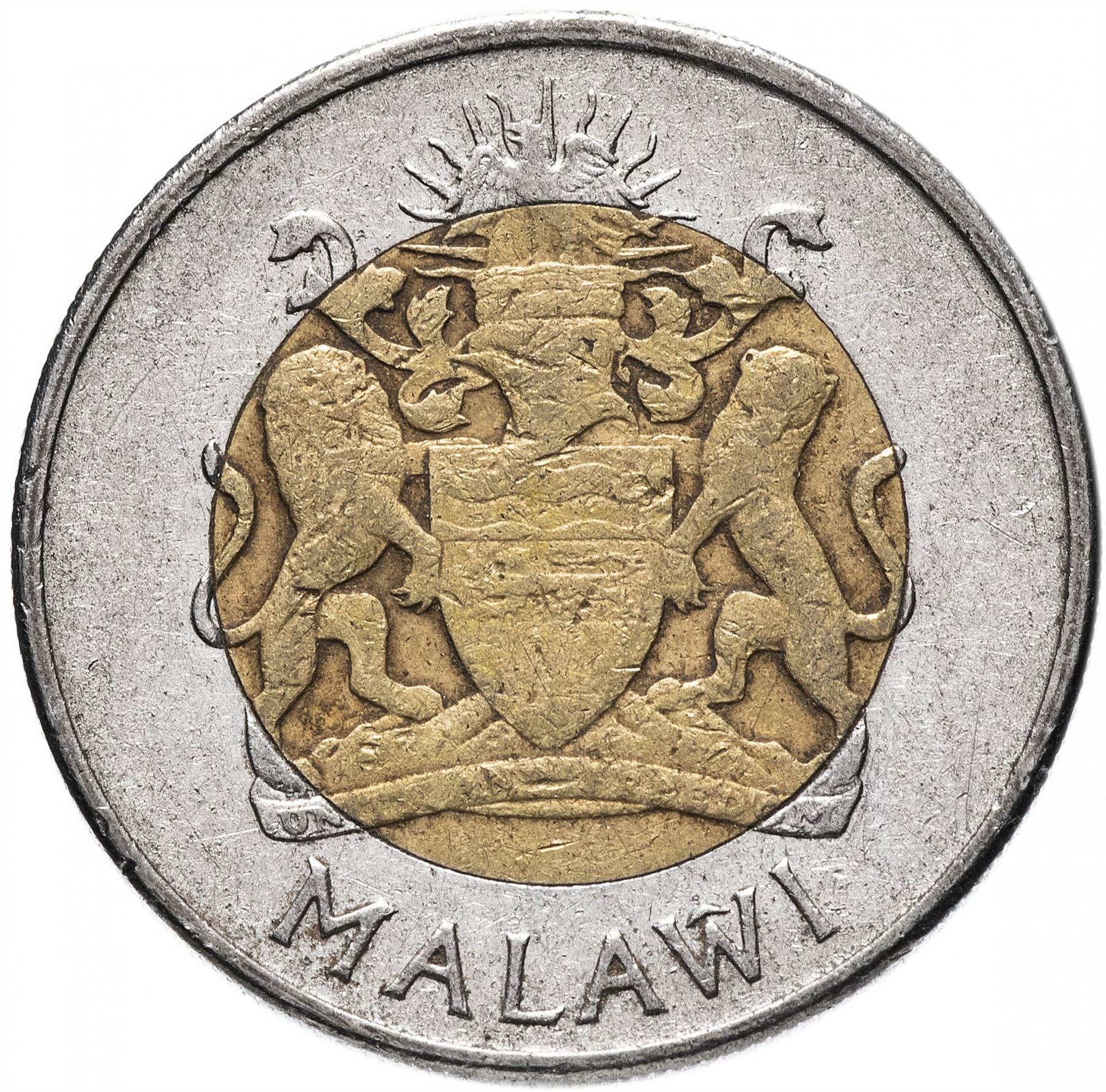 Malawi Coin Malawian 5 Kwacha | Fisherman | KM57 | 2006