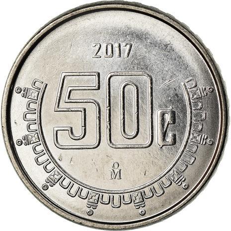 Mexico 50 Centavos | Eagle | Ring | Anillo de la Aceptación Coin | KM936 | 2009 - 2021