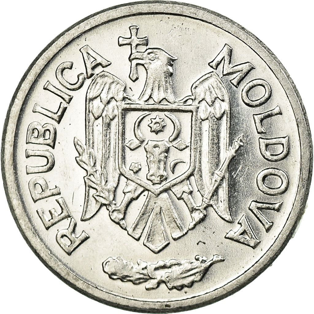 Moldova 5 Bani Coin | Eagle | Oak Leaves | KM2 | 1993 - 2021