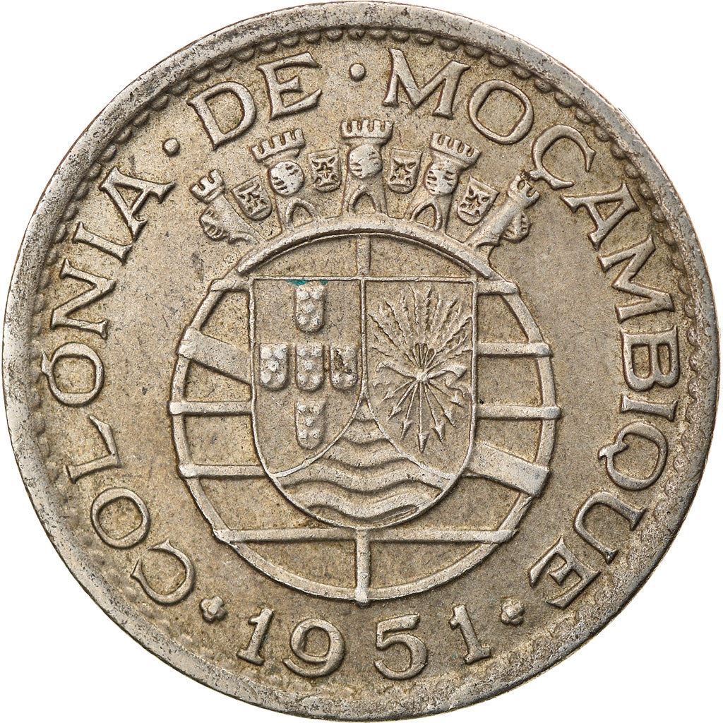 Moçambique 1 Escudo Mynt | Militärorden av Kristus | KM77 | 1950 - 1951