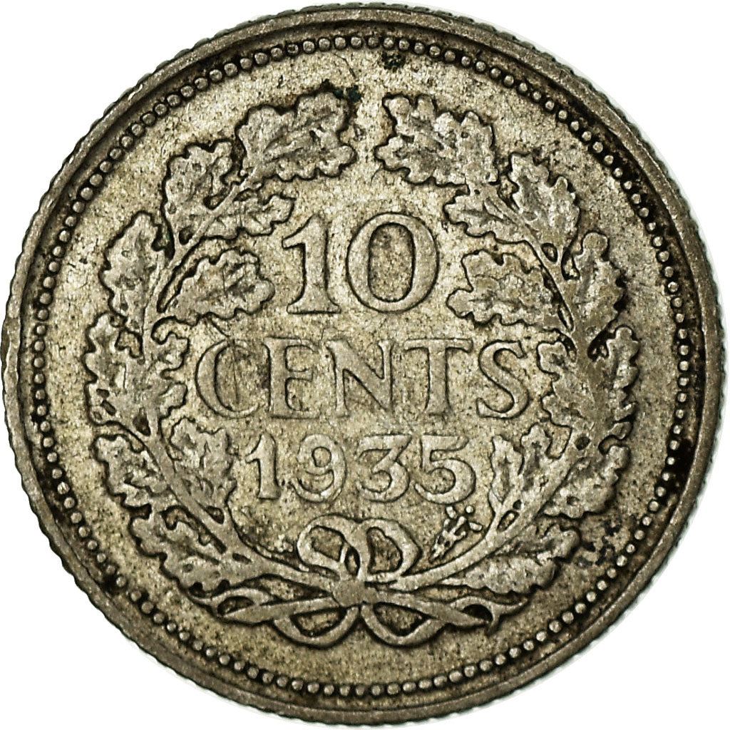 Netherlands Coin 10 Cents | Queen Wilhelmina | KM163 | 1926 - 1945