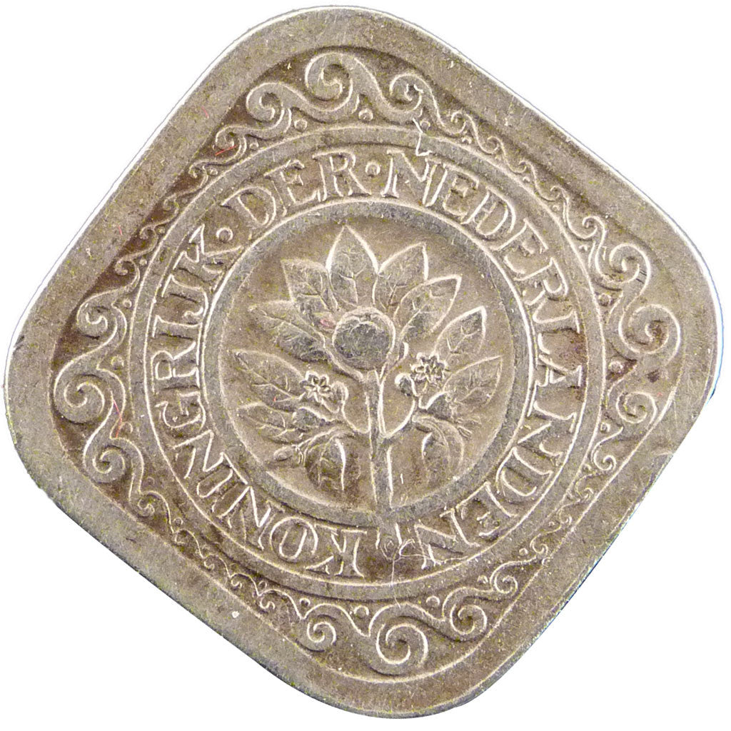 Netherlands Coin 5 Cents | Queen Wilhelmina | KM153 | 1913 - 1940