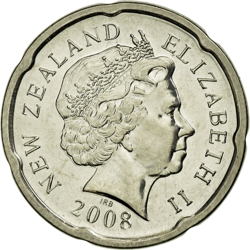 Nieuw-Zeelandse 20 cent munt | Koningin Elizabeth II | Pukaki - Ngati Whakaue leider | KM118a | 2006 - 2021