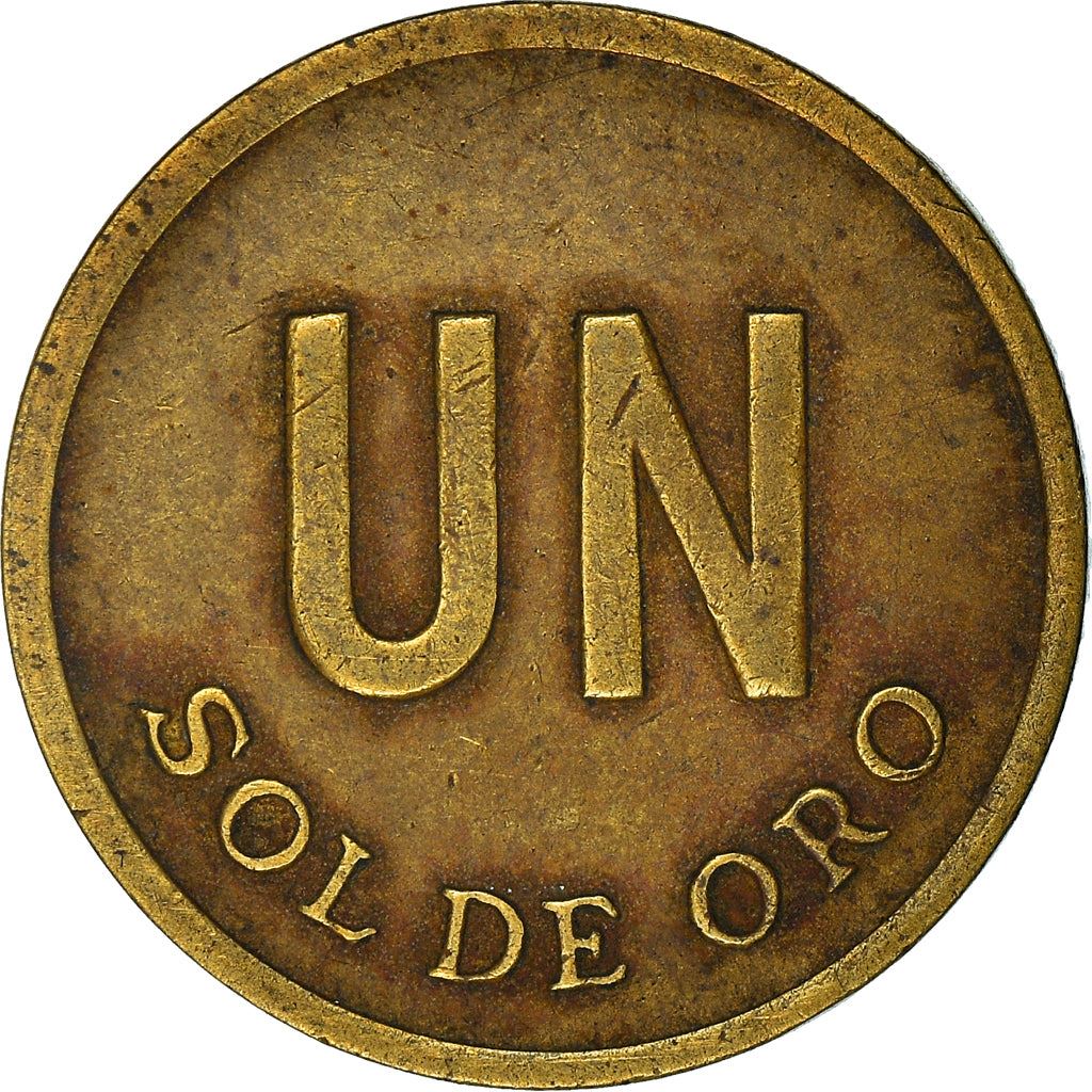Peru 1 Sol de Oro Coin | Large Type | No mintmark | KM266.1 | 1975 - 1976