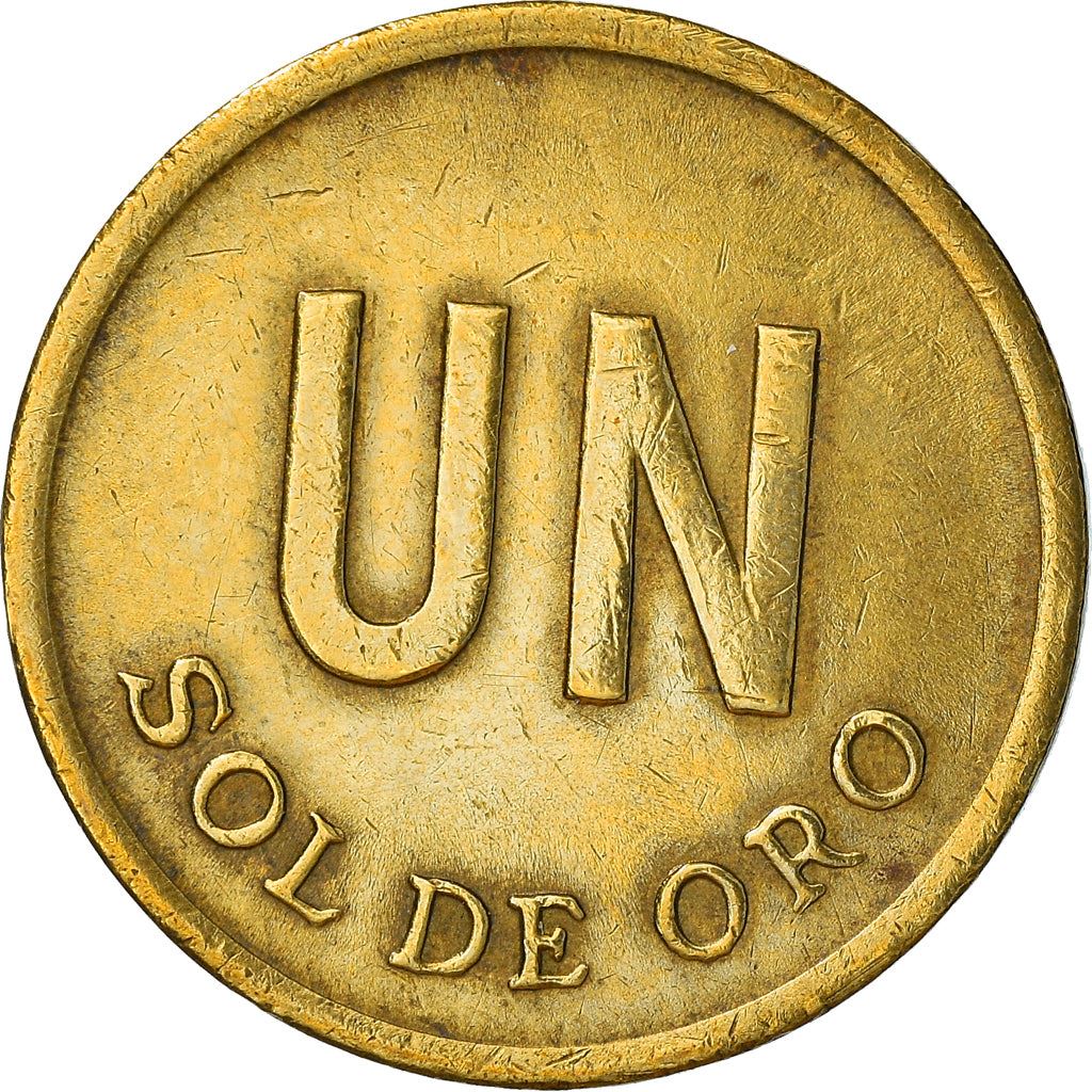 Peru 1 Sol de Oro Coin | Large Type | No mintmark | KM266.1 | 1975 - 1976