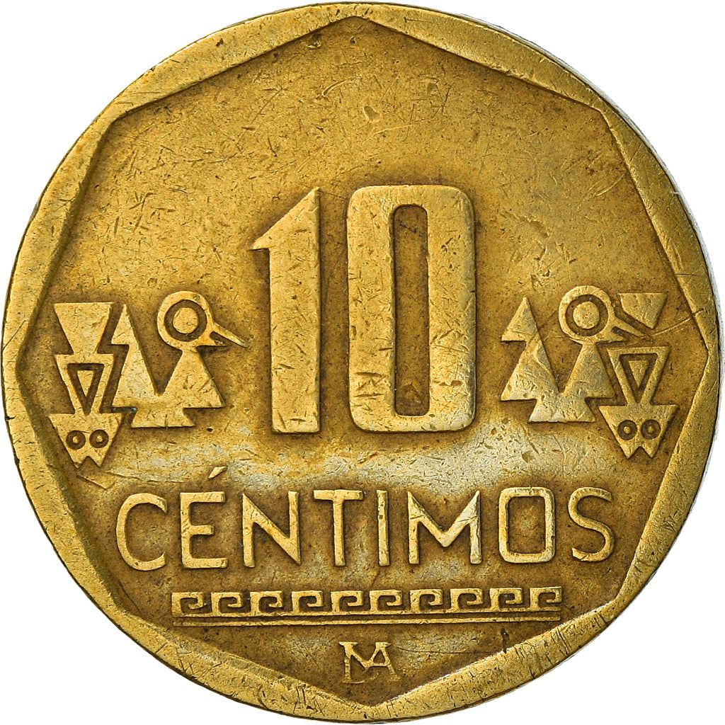 Peru 10 Céntimos Coin | KM305.4 | 2001 - 2021
