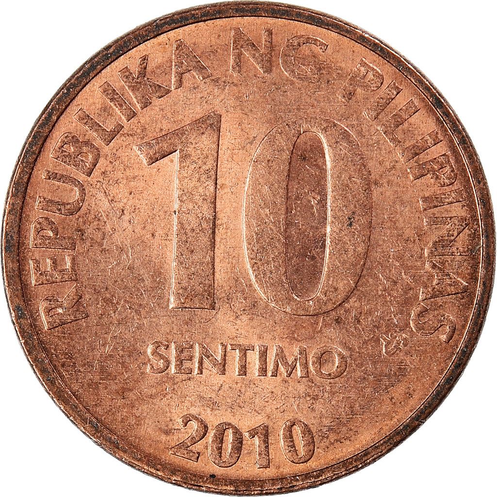 Philippines 10 Sentimo Coin KM270 1995 - 2017