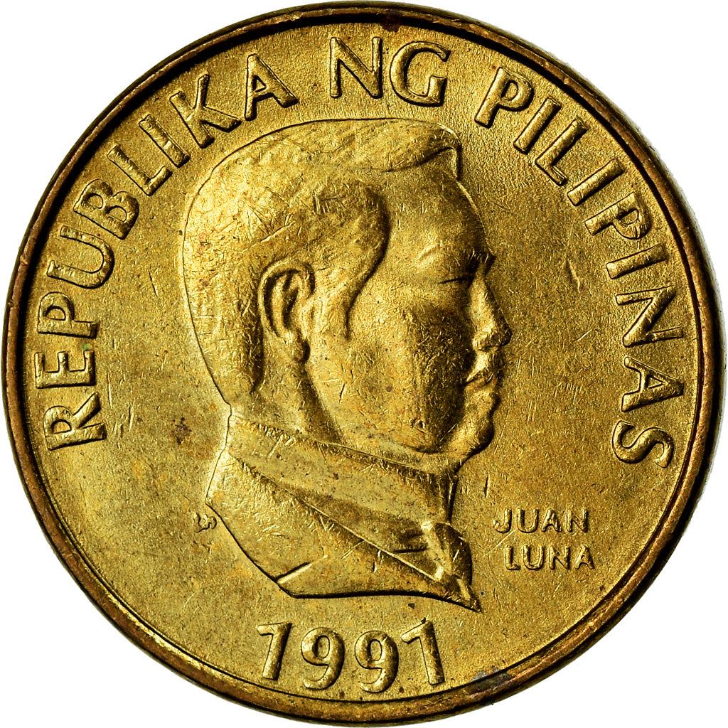 Philippines 25 Sentimo Coin | small type | KM241.2 | 1991 - 1994
