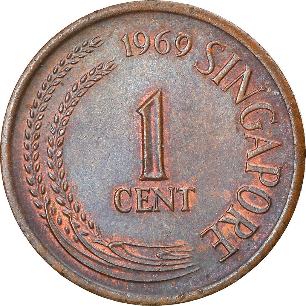 Singapore | 1 Cent Coin | non-magnetic | KM1 | 1967 - 1984 | Bronze