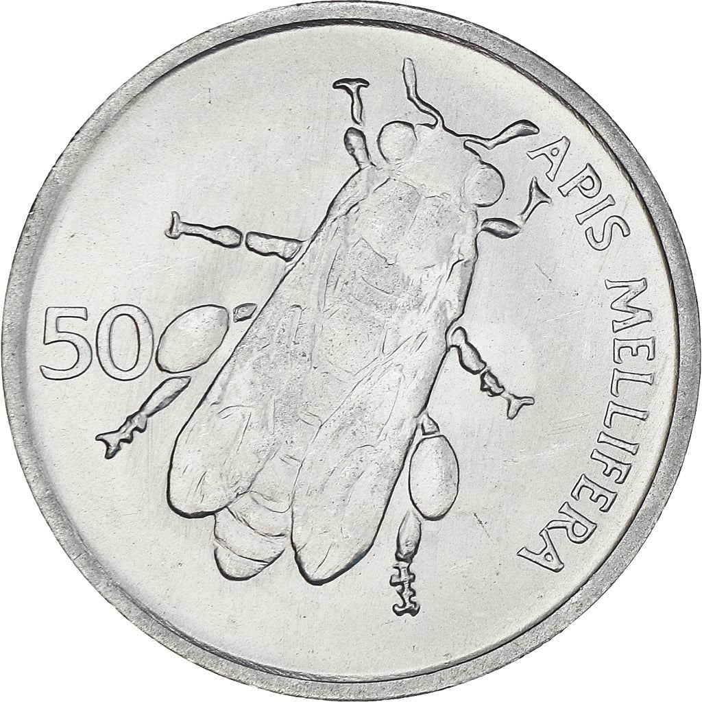 Slovenia 50 Stotinov Mynt | Karniolsk Honningbie | KM3 | 1992 - 2006