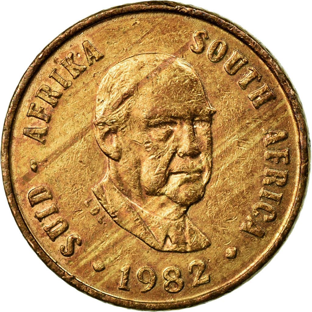 Sydafrika 1 Cent Balthazar J. Vorster Mønt KM109 1982