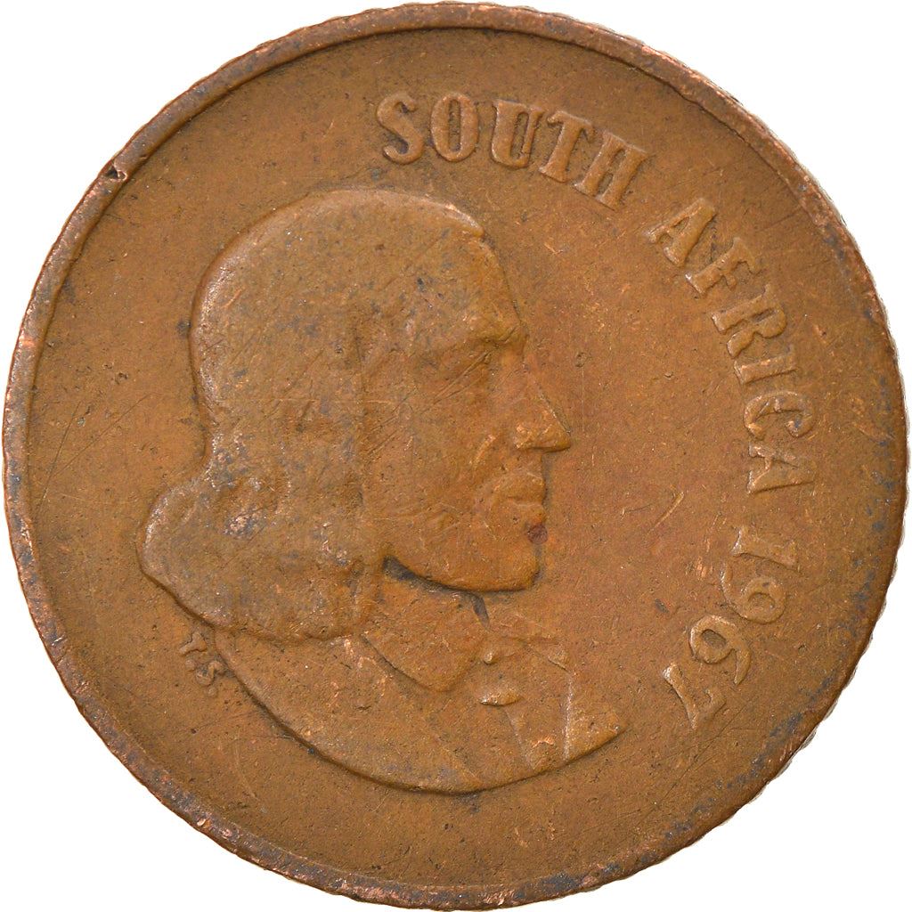 Pièce de 1 cent d'Afrique du Sud | Légende en anglais - SOUTH AFRICA | KM65.1 | 1965 - 1969