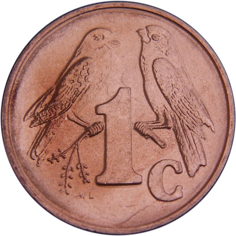 Südafrika 1-Cent-Münze | Ndebele-Legende - ISEWULA AFRIKA | KM221 | 2000 - 2001