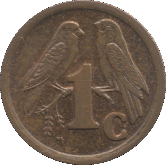 جنوب أفريقيا 1 سنت جنوب أفريقيا - سود-أفريكا عملة KM132 1990 - 1995