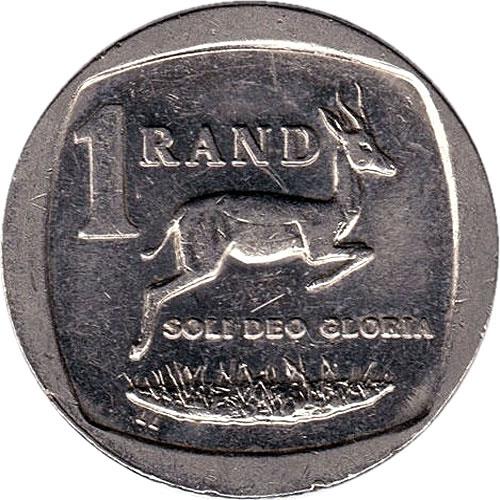 Pietų Afrika 1 Rand Afurika Tshipembe - iSewula Afrika moneta KM490 2006 - 2018
