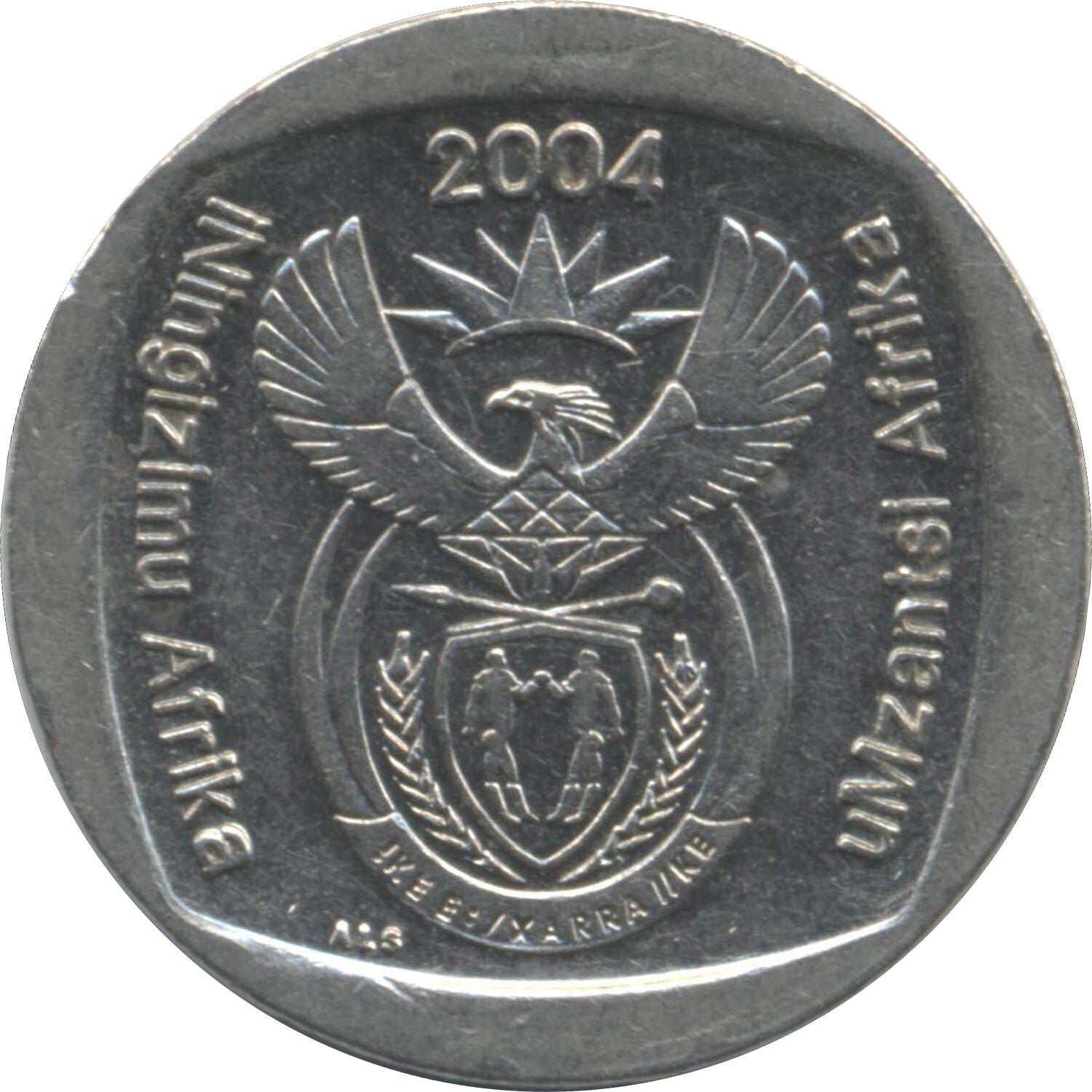 Pietų Afrika 1 Randas iNingizimu Afrika - uMzantsi Afrika Moneta KM333 2004 - 2016