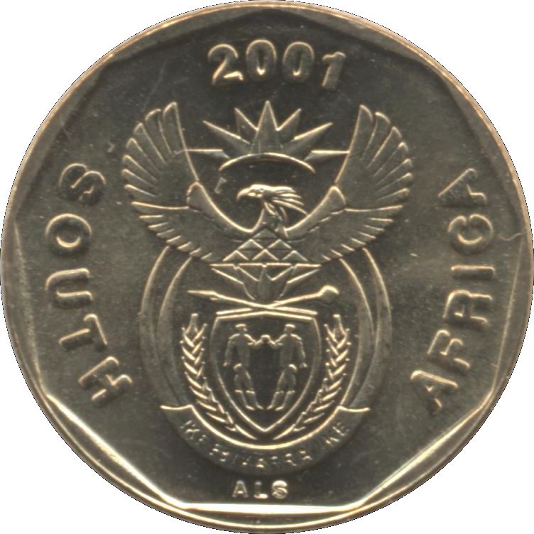 Zuid-Afrika 10 Cent Munt | Engelse Legende - SOUTH AFRICA | KM224 | 2000 - 2001
