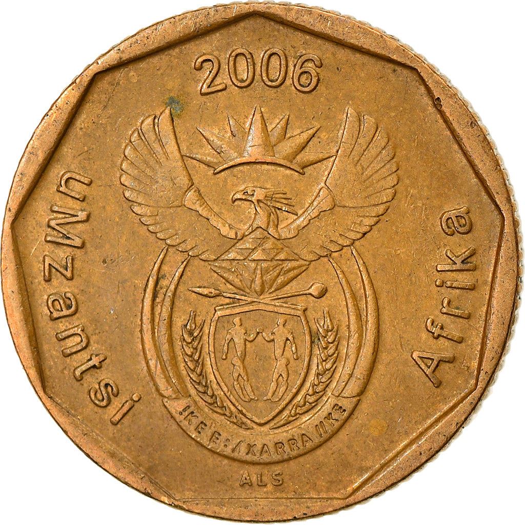 Pietų Afrika 20 centų Xhosa legenda – uMzantsi Afrika moneta KM488 2006 – 2019