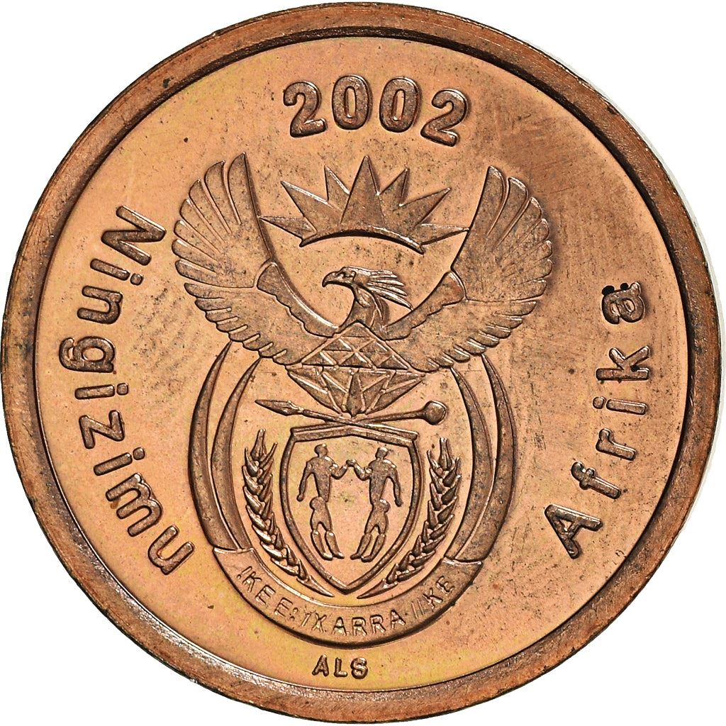 جنوب أفريقيا 5 سنت أسطورة سواتي - عملة نينجيزيمو أفريكا KM268 2002