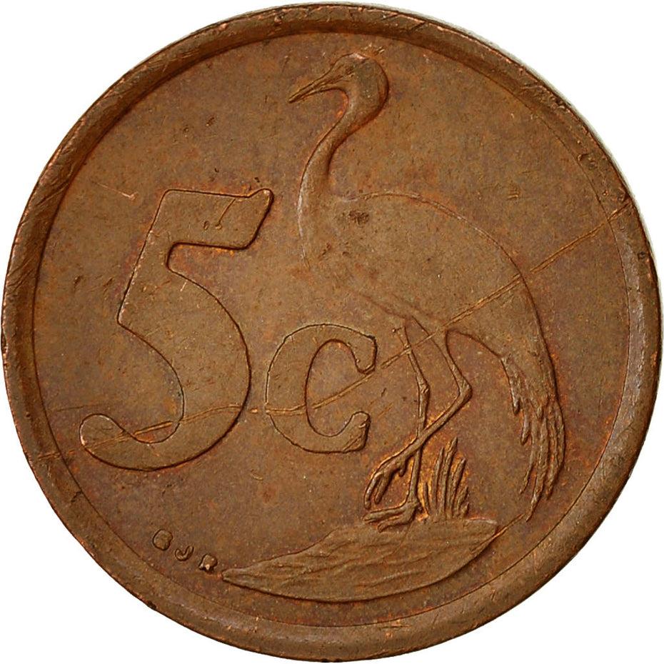 Sydafrika 5 Cent Tsonga Legend - AFRIKA-DZONGA Mynt KM160 1996 - 2000