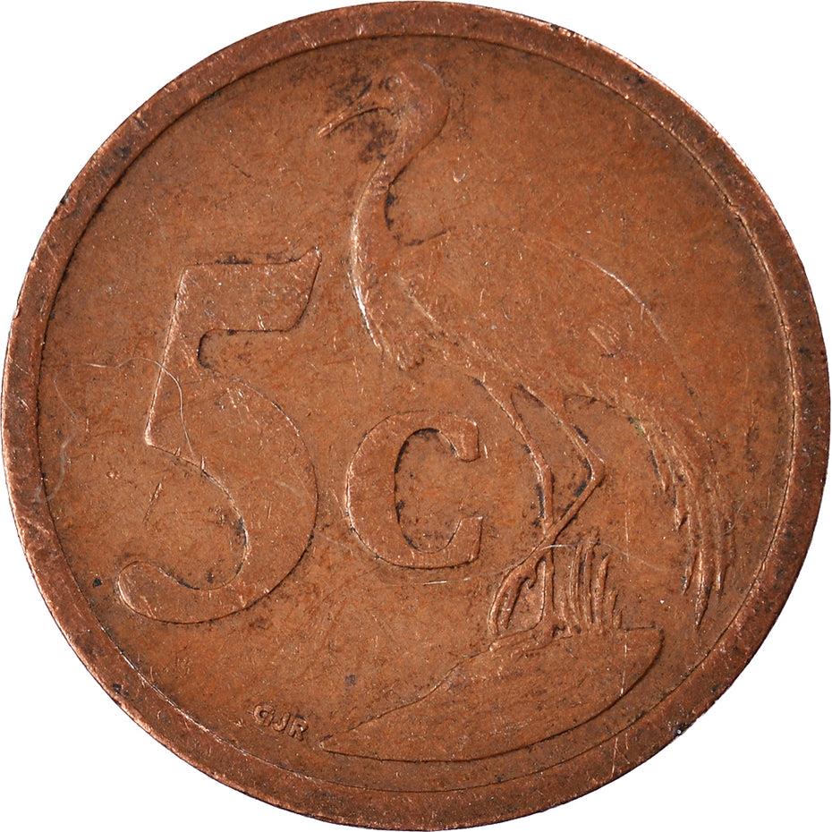 Sydafrika 5 Cent Tswana Legend - Aforika Borwa Mynt KM291 2005