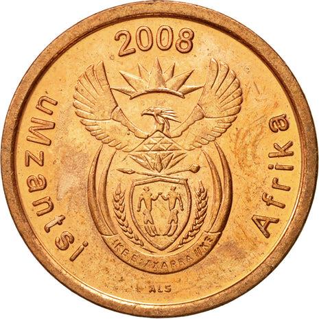 South Africa 5 Cents Xhosa Legend - uMzantsi Afrika Coin KM440 2008