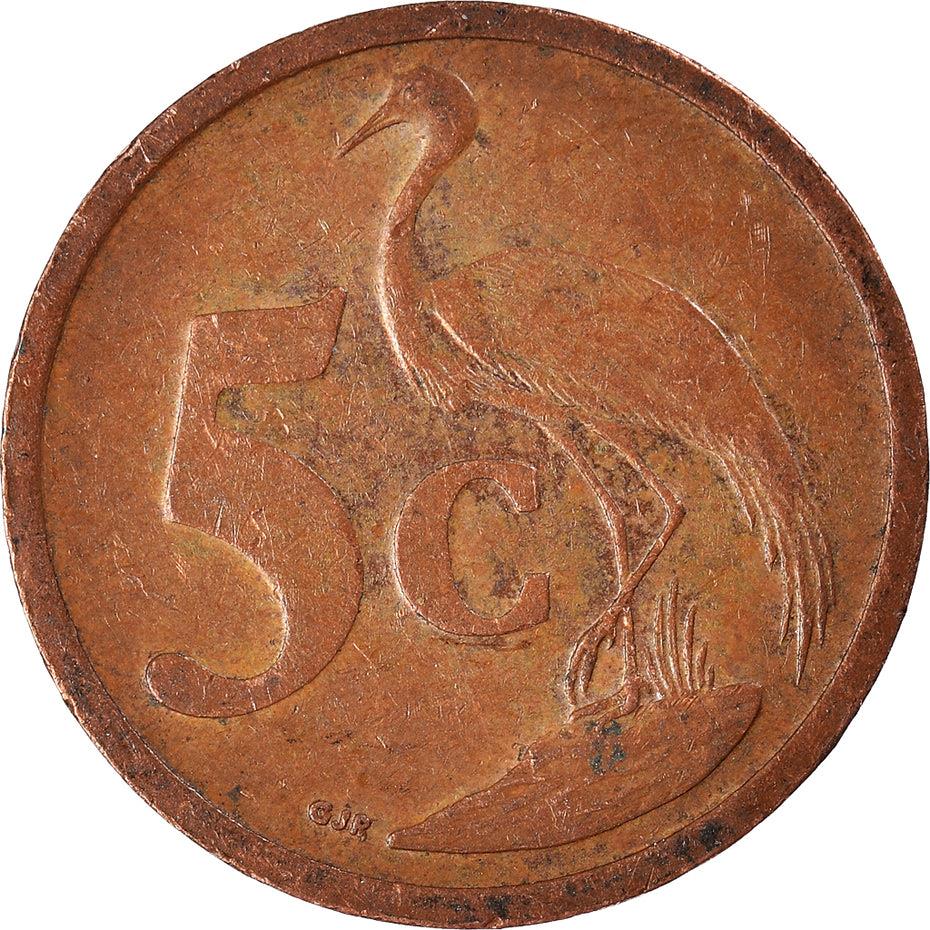 Sydafrika 5 Cents Xhosa Legende - uMzantsi Afrika Mønt KM440 2008