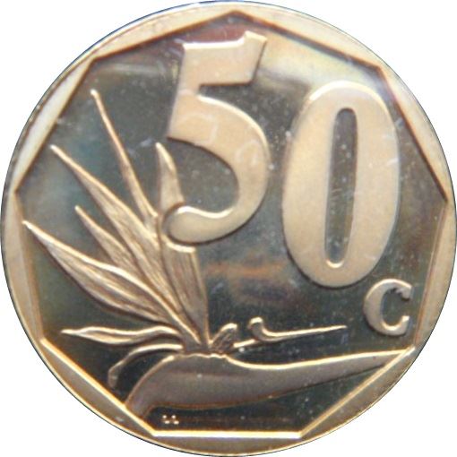 عملة 50 سنت جنوب أفريقيا | أسطورة سيسوثو - AFRIKA BORWA | KM226 | 2000 - 2001