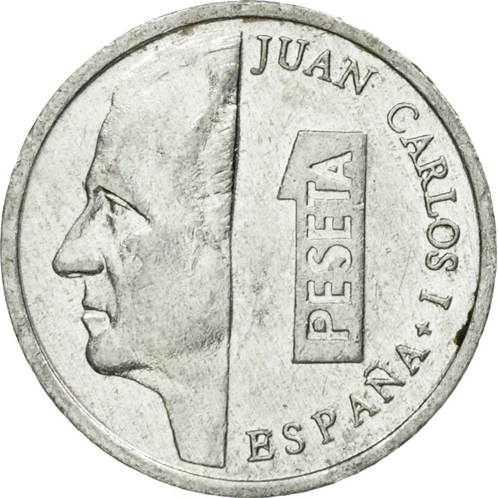 Spain 1 Peseta - Juan Carlos I Coin 1989 - 2001 KM 832