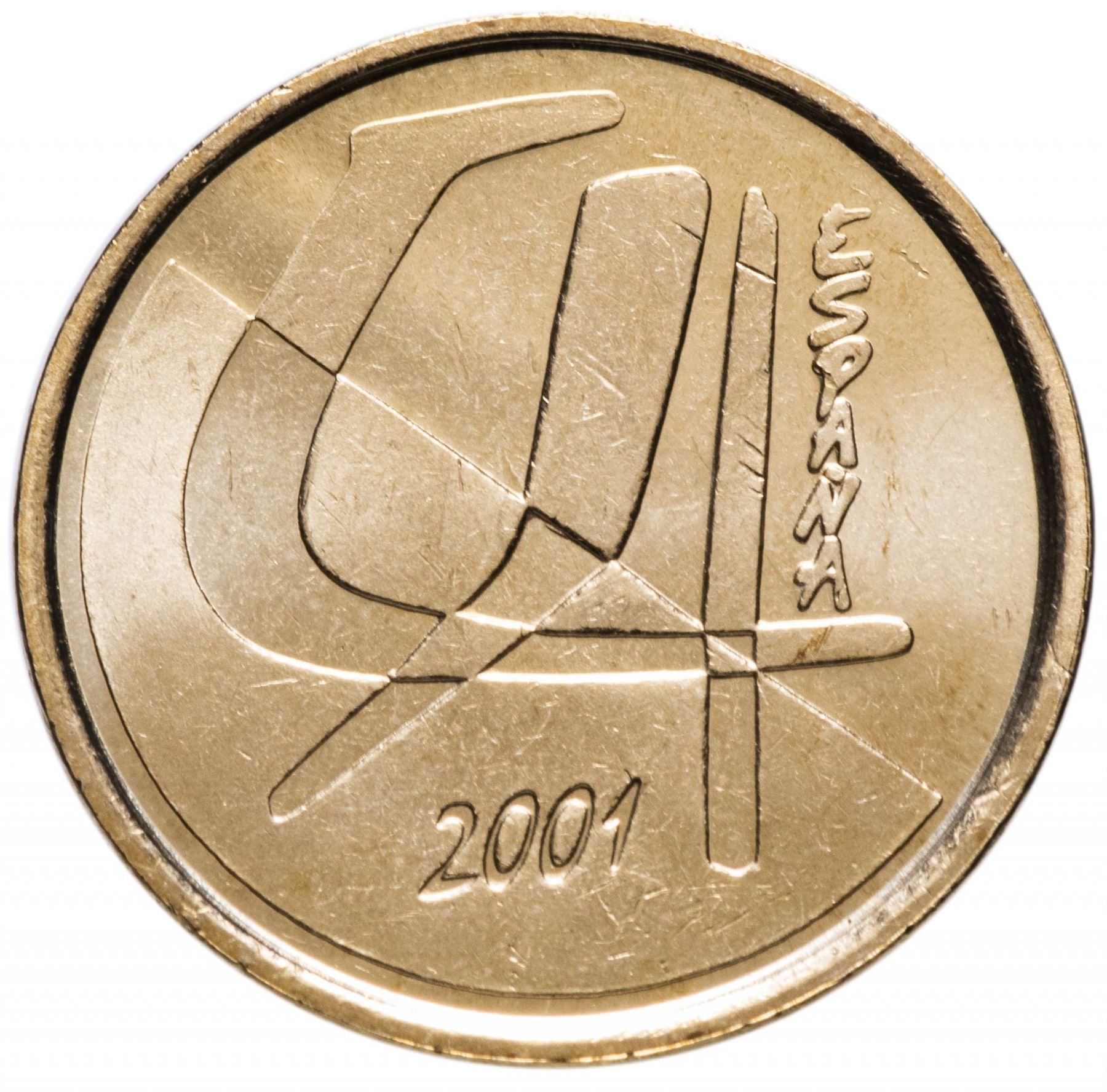 Spanien 5 Pesetas - Juan Carlos I Mønt 1989 - 2001 KM 833