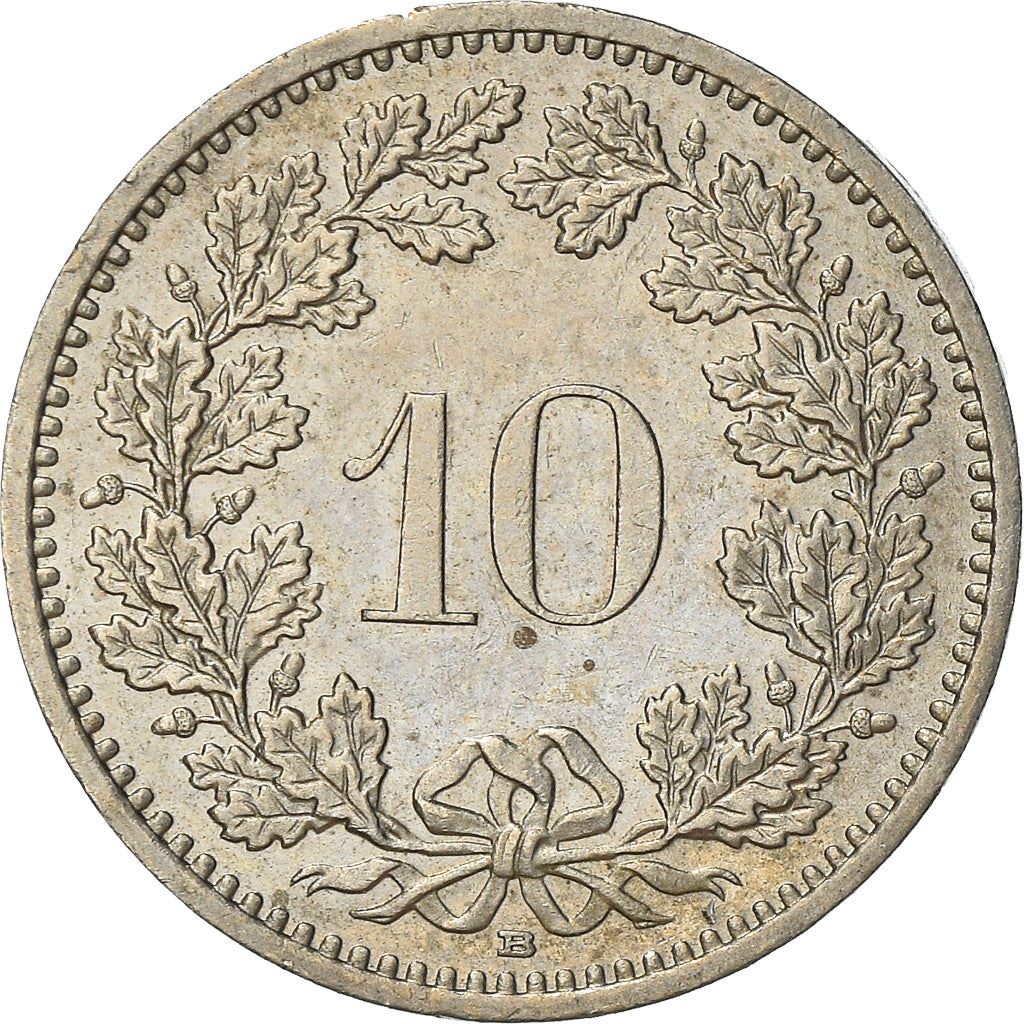 Switzerland Coin Swiss 10 Rappen | Goddess of Liberty Libertas | KM27 | 1879 - 2021