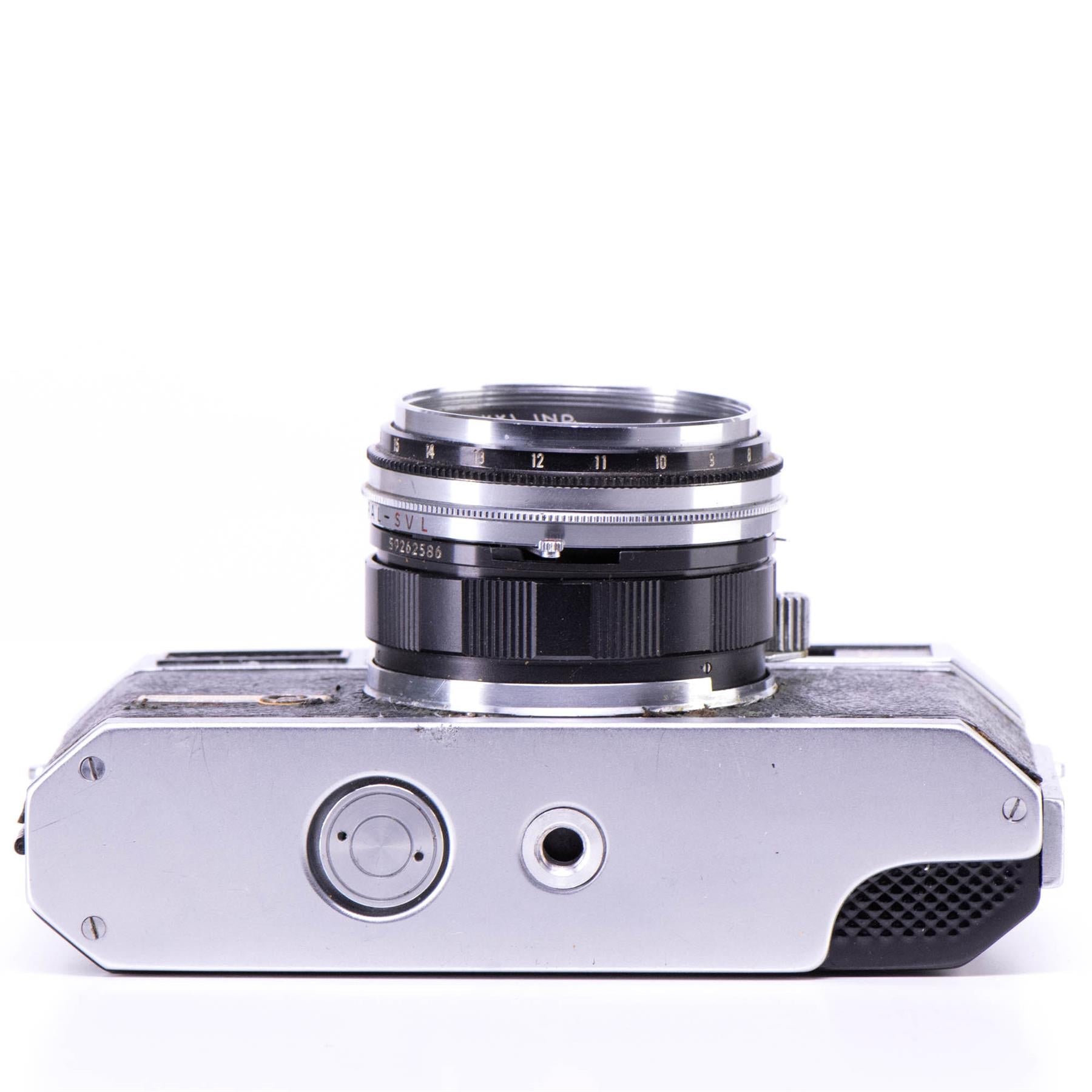 Taron VL Camera | Taronar F.C. 45mm f1.8 | White | Japan | 1959 | Not working