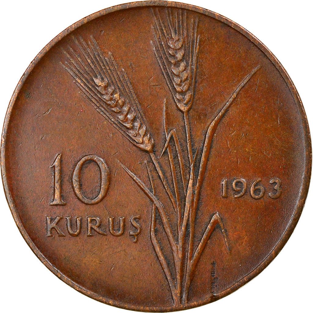 Turkey | 10 Kuruş Coin | KM891.2 | 1958 - 1968