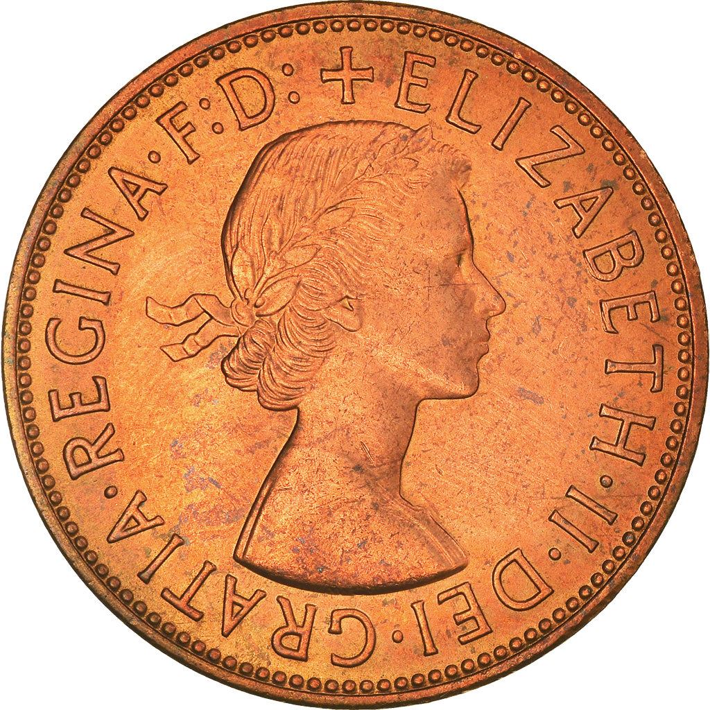 United Kingdom | 1 Penny Coin | Britannia | KM:897 | 1954 - 1970
