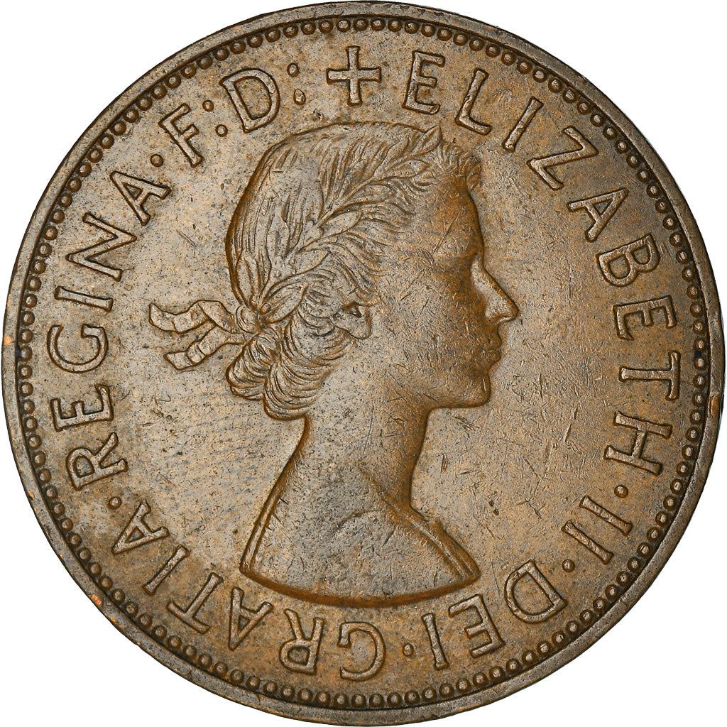 United Kingdom | 1 Penny Coin | Britannia | KM:897 | 1954 - 1970