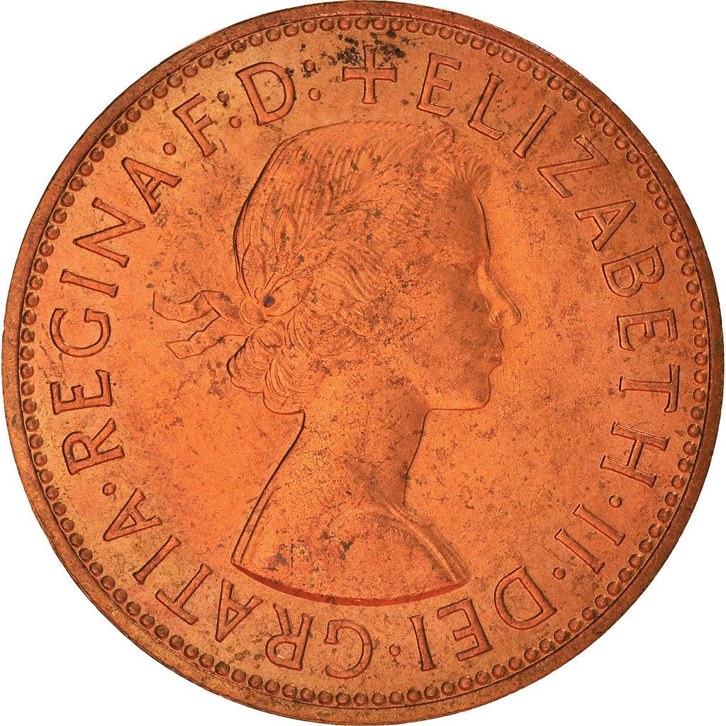 United Kingdom | 1 Penny Coin | Britannia | KM:897 | 1954 - 1970