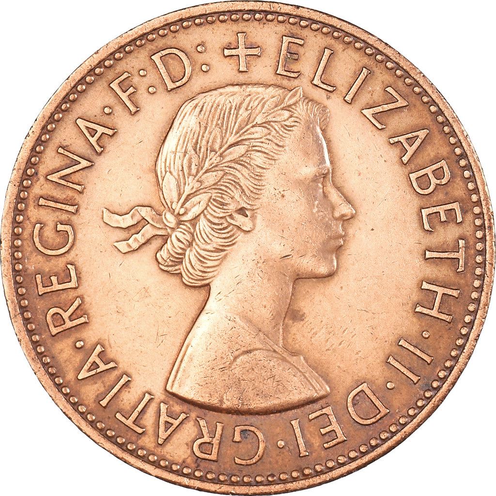 United Kingdom | 1 Penny Coin | Britannia | KM:897 | 1954 - 1970