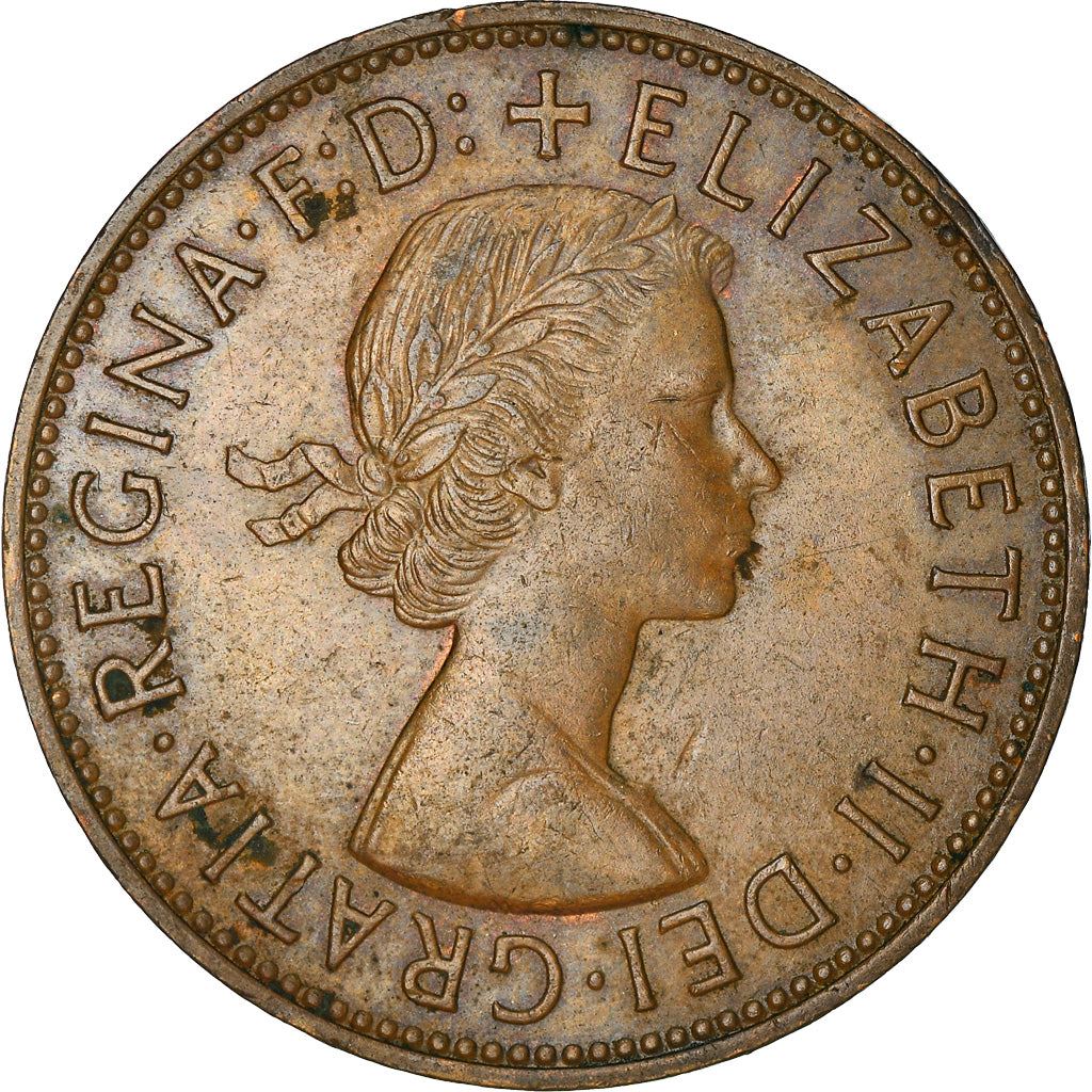 United Kingdom | 1 Penny Coin | Britannia | KM:897 | 1954 - 1970