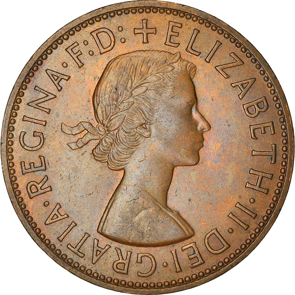 United Kingdom | 1 Penny Coin | Britannia | KM:897 | 1954 - 1970