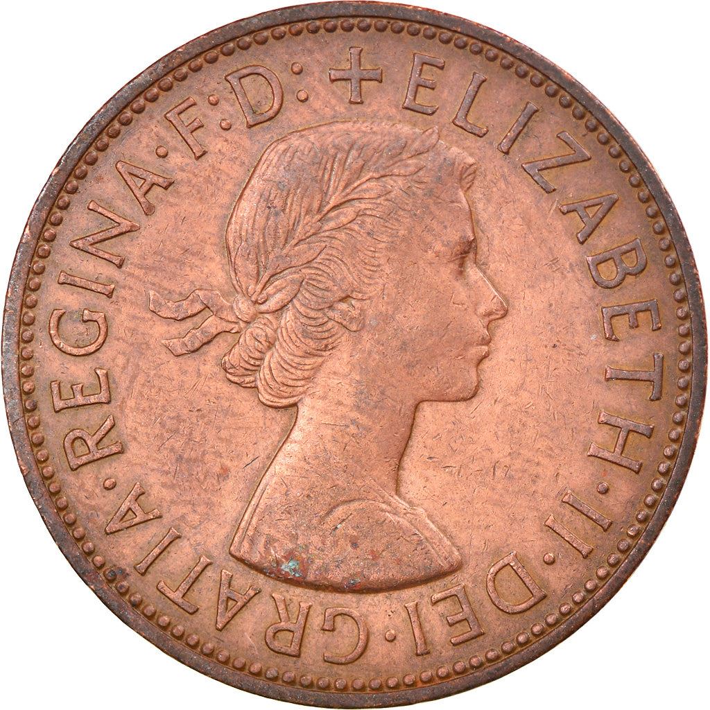 United Kingdom | 1 Penny Coin | Britannia | KM:897 | 1954 - 1970