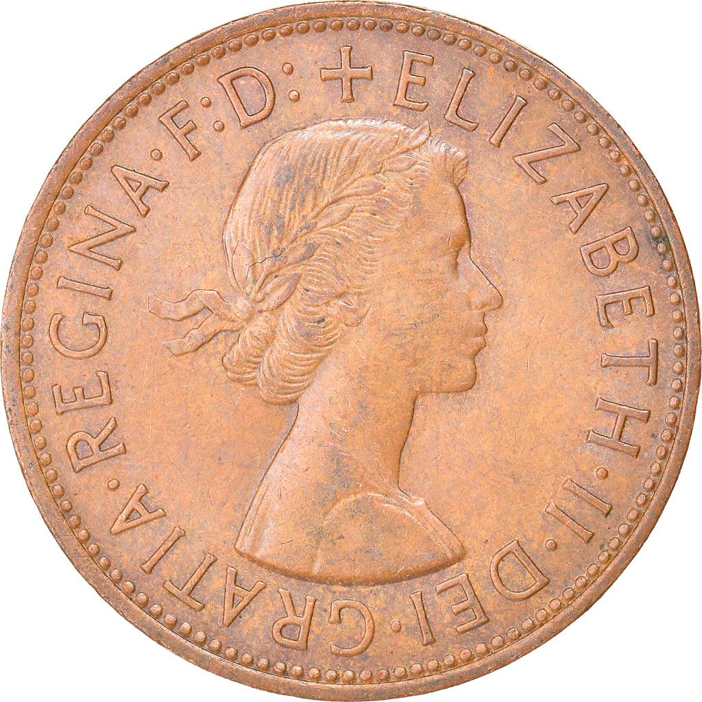 United Kingdom | 1 Penny Coin | Britannia | KM:897 | 1954 - 1970