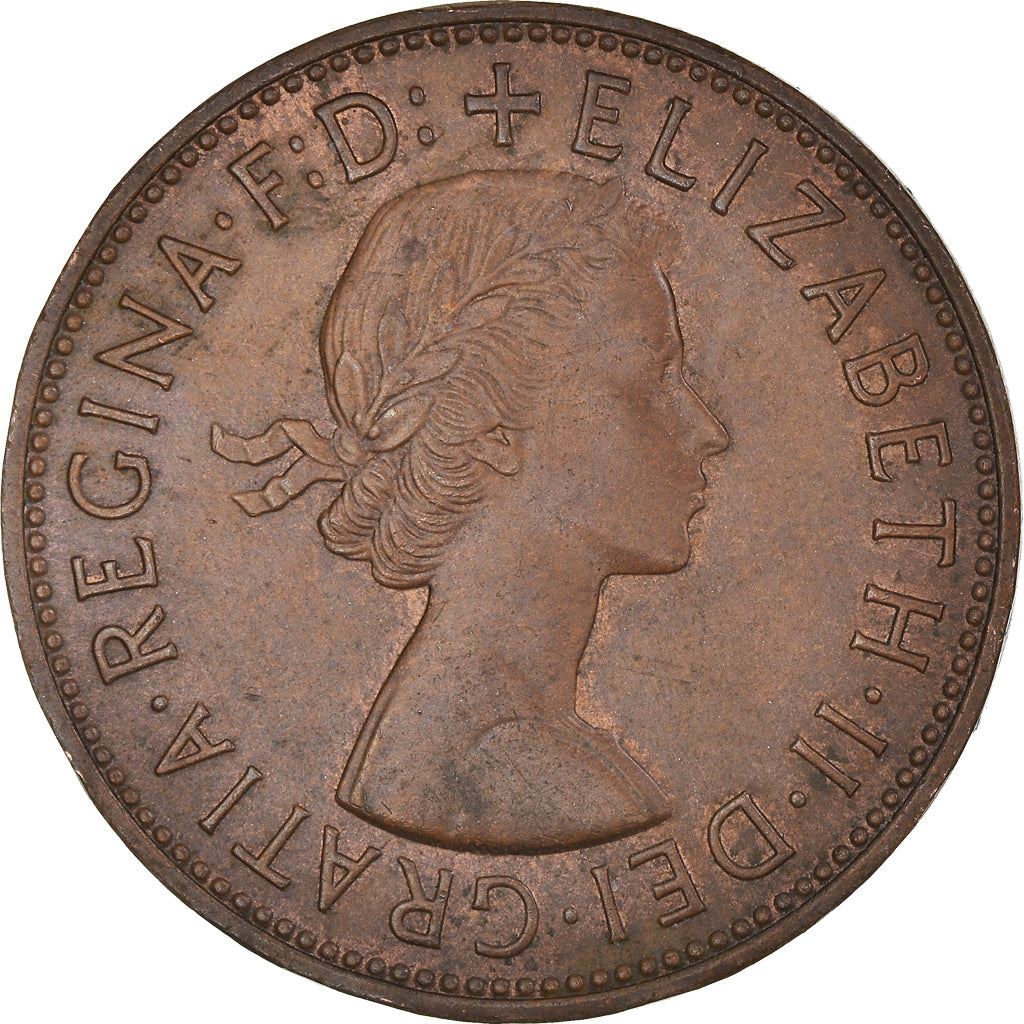 United Kingdom | 1 Penny Coin | Britannia | KM:897 | 1954 - 1970