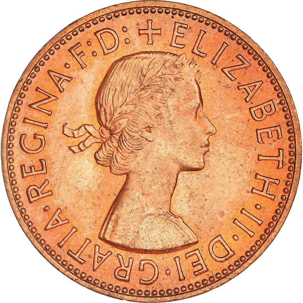 United Kingdom | 1 Penny Coin | Britannia | KM:897 | 1954 - 1970