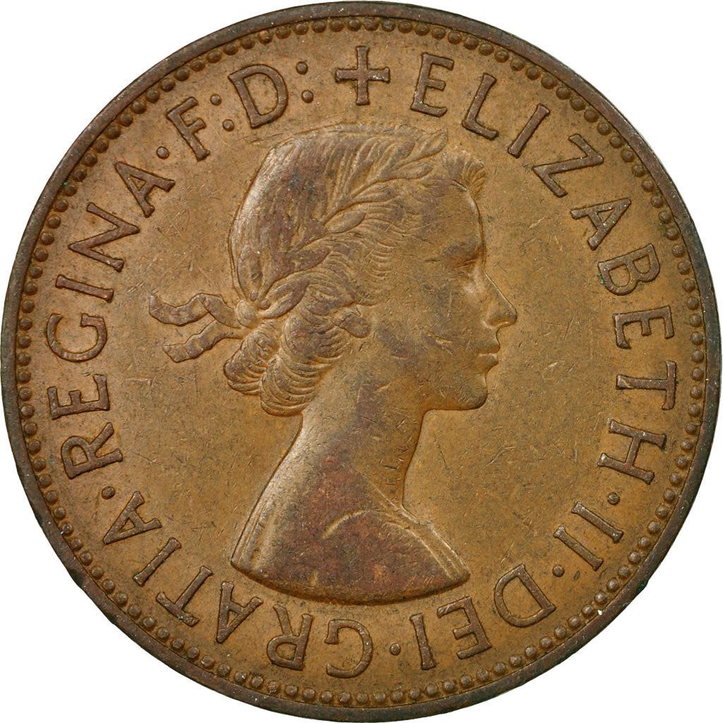 United Kingdom | 1 Penny Coin | Britannia | KM:897 | 1954 - 1970