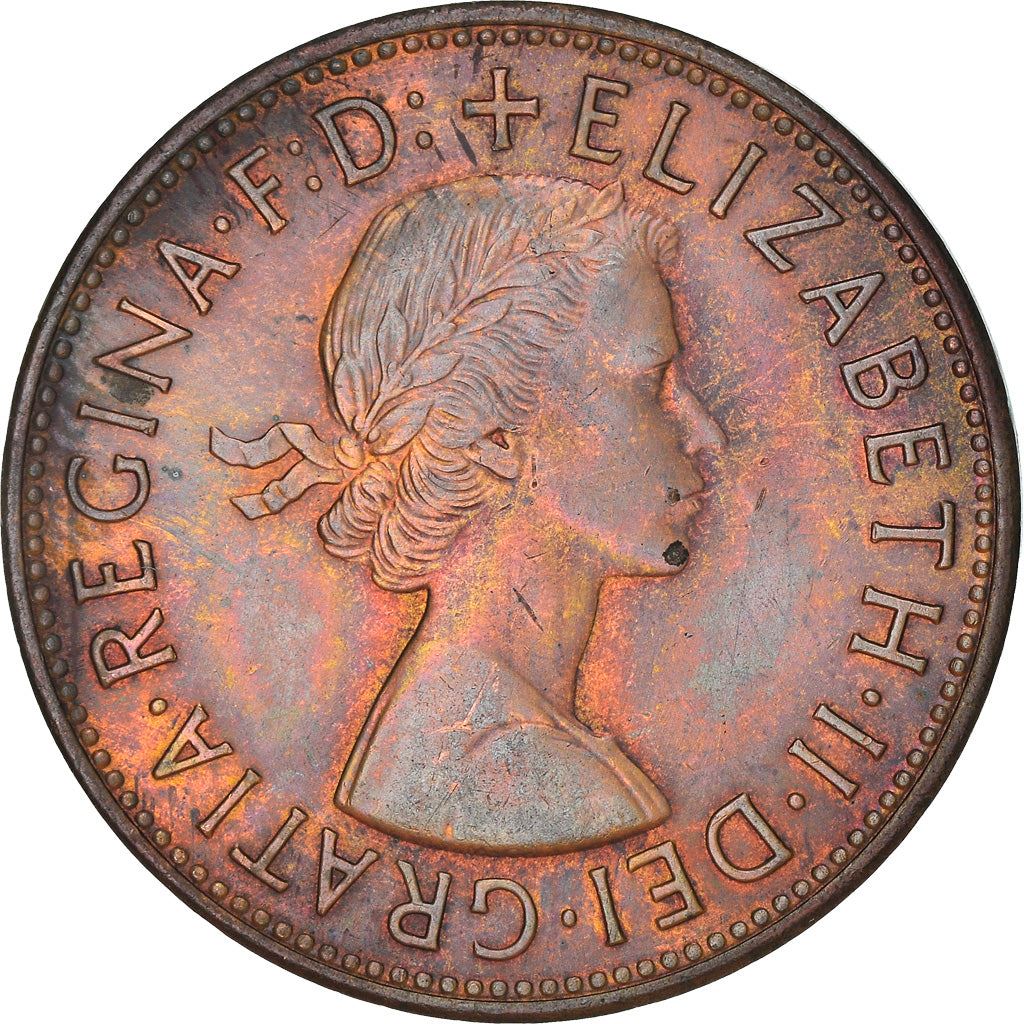United Kingdom | 1 Penny Coin | Britannia | KM:897 | 1954 - 1970