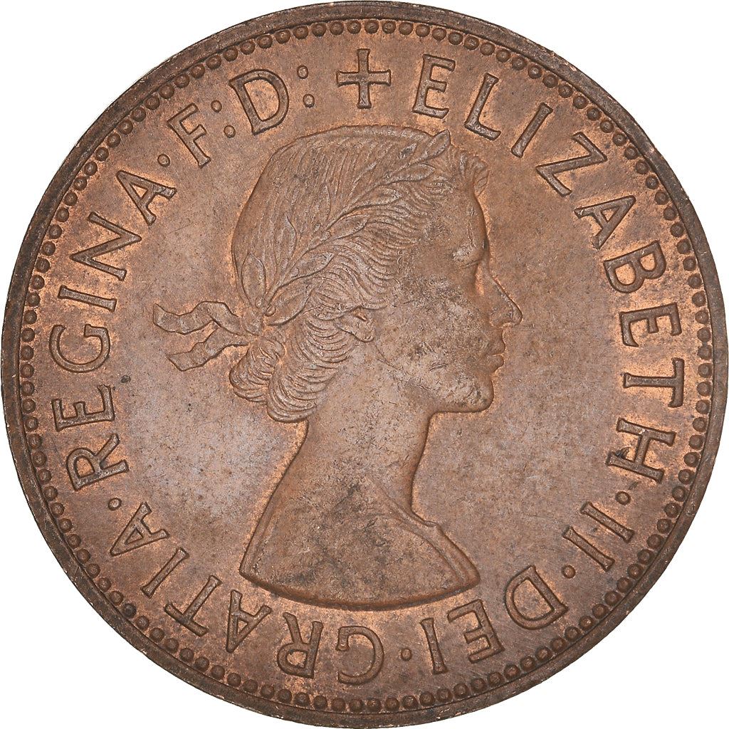United Kingdom | 1 Penny Coin | Britannia | KM:897 | 1954 - 1970