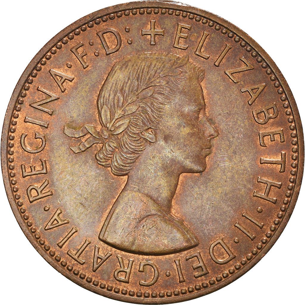 United Kingdom | 1 Penny Coin | Britannia | KM:897 | 1954 - 1970