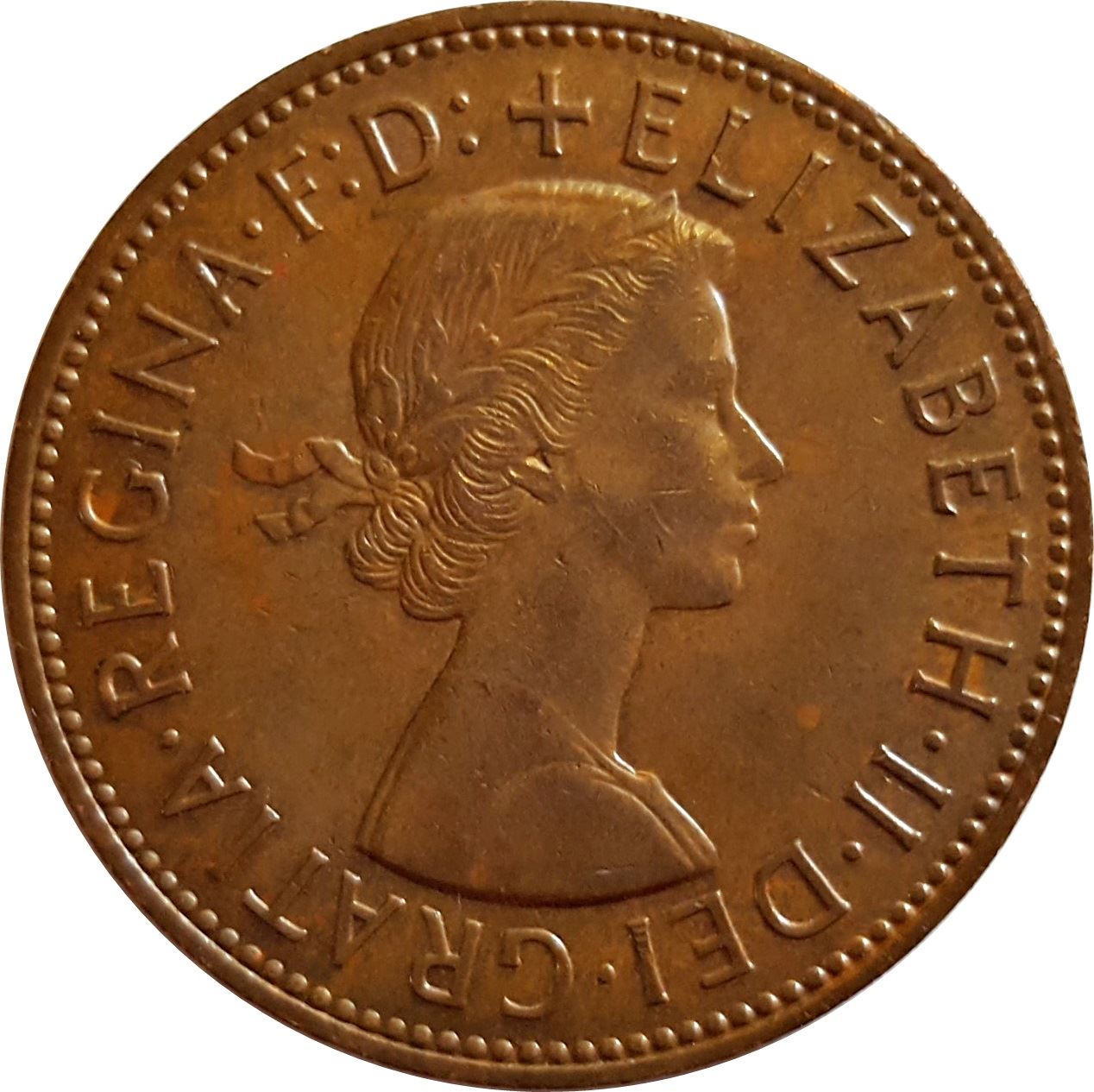 United Kingdom | 1 Penny Coin | Britannia | KM:897 | 1954 - 1970